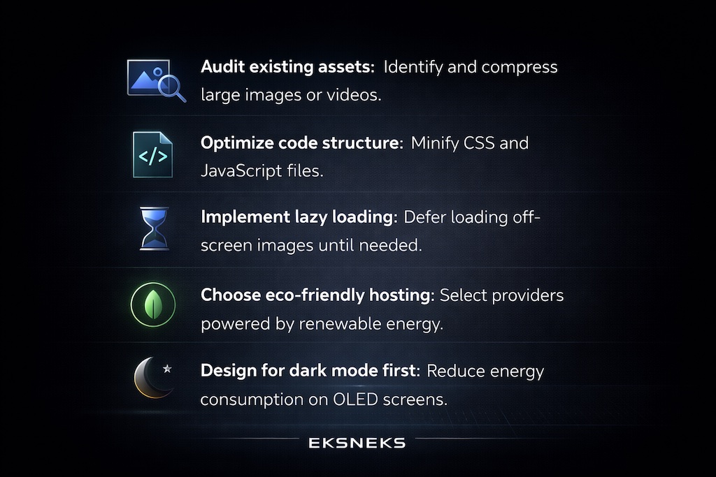 Sustainable Web Design & Performance Optimization